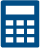 Icon: Taschenrechner, symbolisch für den BedarfsCheck von Flüssiggas.de.